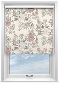 Vintage Rose, Pink Blush - Twist&Fit Roller Blind